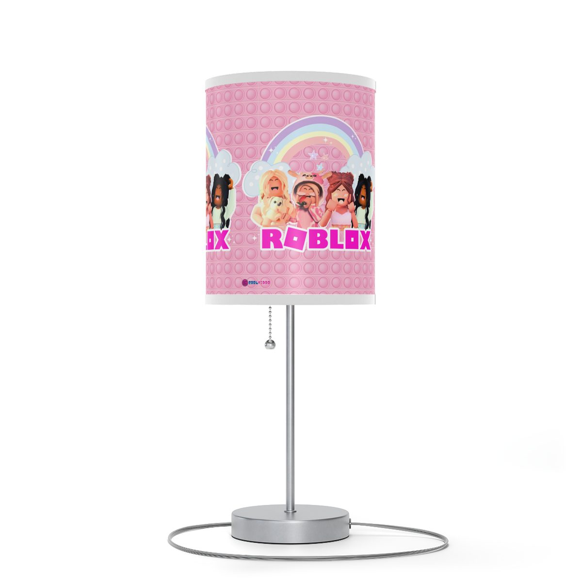 Pink Roblox Girl POP-IT Simulation Background Lamp on a Stand Cool Kiddo 28