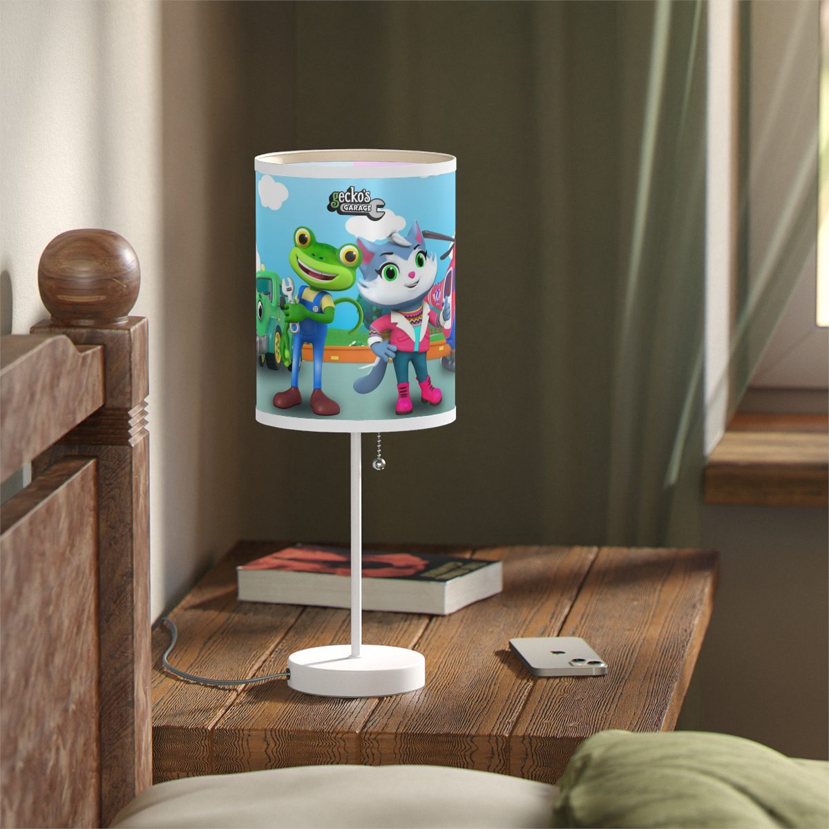 Gecko’s Garage Main Characters Lamp on a Stand Cool Kiddo 18