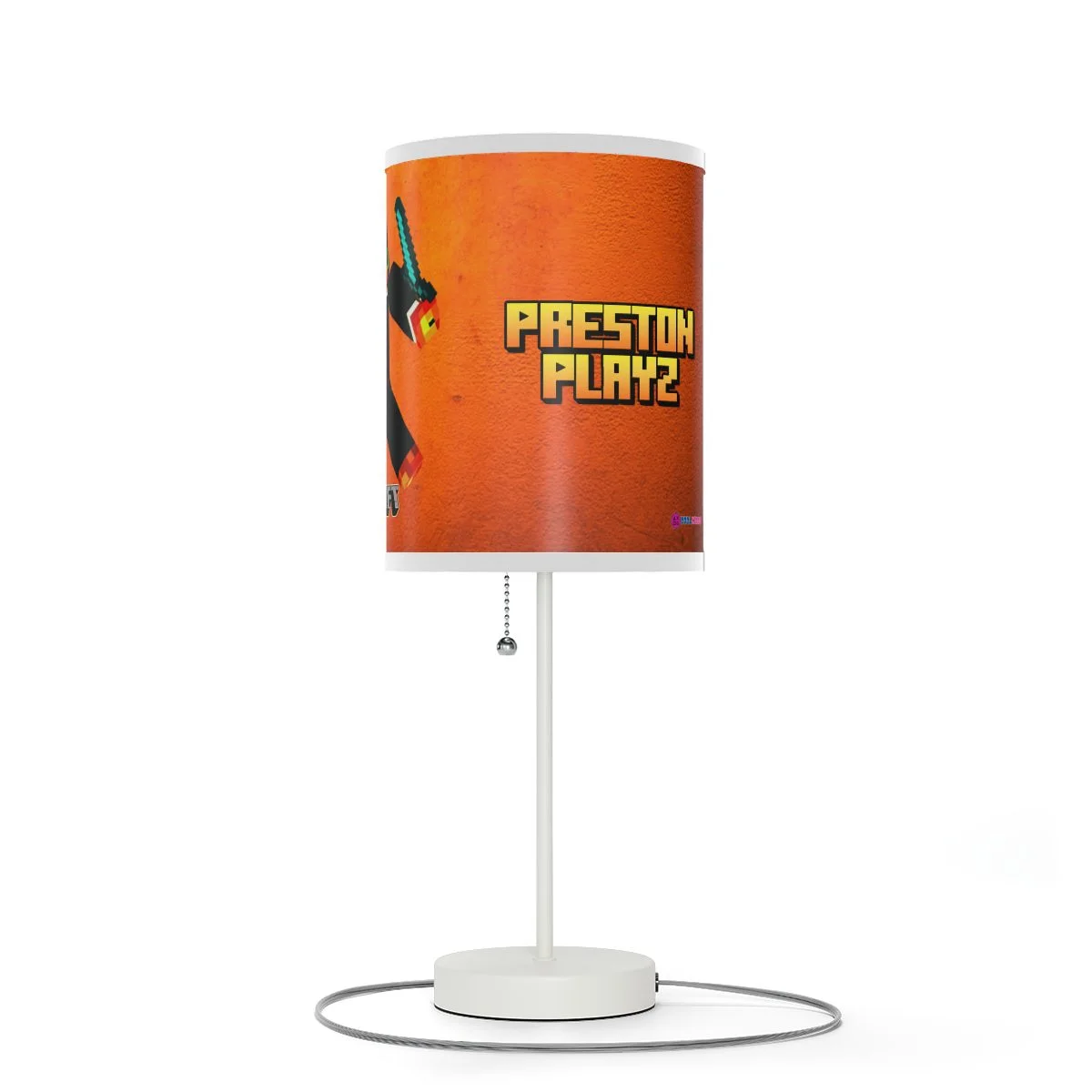 Preston Playz Minecraft Orange Lamp on a Stand Cool Kiddo 16