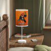 Preston Playz Minecraft Orange Lamp on a Stand