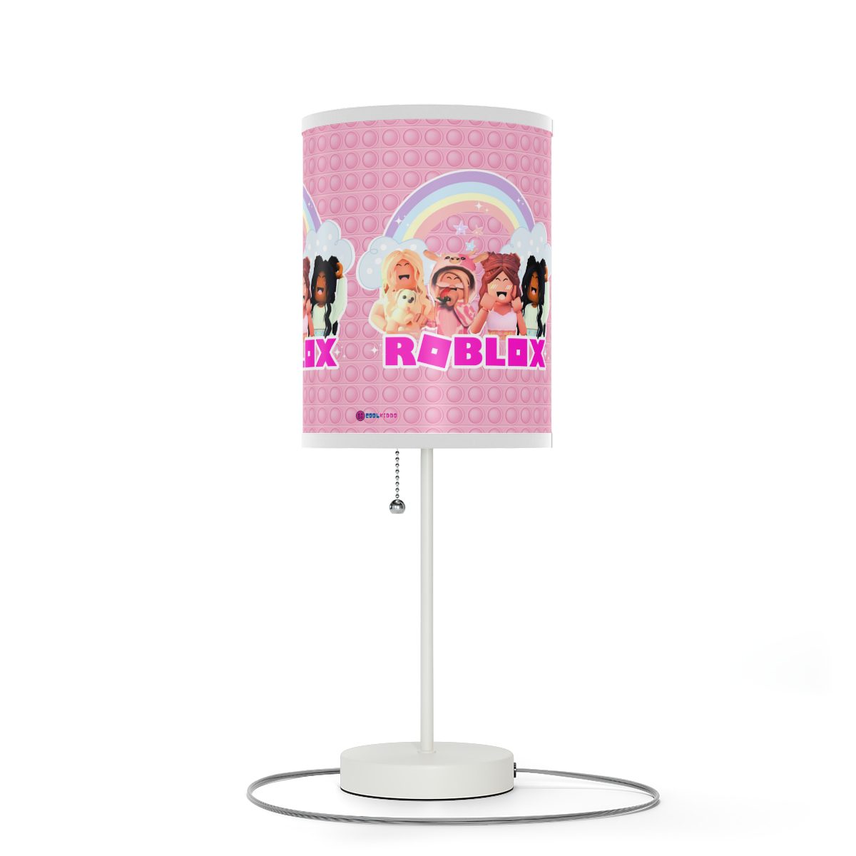 Pink Roblox Girl POP-IT Simulation Background Lamp on a Stand Cool Kiddo 16