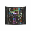 Invite your friends to a terrifying Halloween party with the DOOR ROBLOX horror tapestries.  Printed Wall Tapestry Cool Kiddo 46