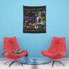Invite your friends to a terrifying Halloween party with the DOOR ROBLOX horror tapestries.  Printed Wall Tapestry Cool Kiddo 50