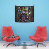 Invite your friends to a terrifying Halloween party with the DOOR ROBLOX horror tapestries.  Printed Wall Tapestry Cool Kiddo 52