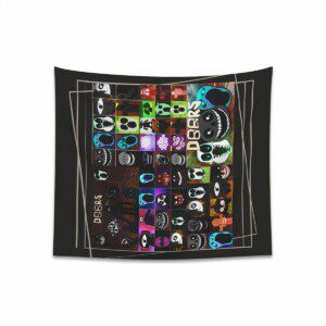 Invite your friends to a terrifying Halloween party with the DOOR ROBLOX horror tapestries.  Printed Wall Tapestry Cool Kiddo
