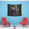Invite your friends to a terrifying Halloween party with the DOOR ROBLOX horror tapestries.  Printed Wall Tapestry Cool Kiddo 64