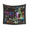 Invite your friends to a terrifying Halloween party with the DOOR ROBLOX horror tapestries.  Printed Wall Tapestry Cool Kiddo 70
