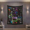 Invite your friends to a terrifying Halloween party with the DOOR ROBLOX horror tapestries.  Printed Wall Tapestry Cool Kiddo 78