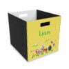 Pikmin 4 Customizable Name Yellow Felt Storage Box (single box) Cool Kiddo 24