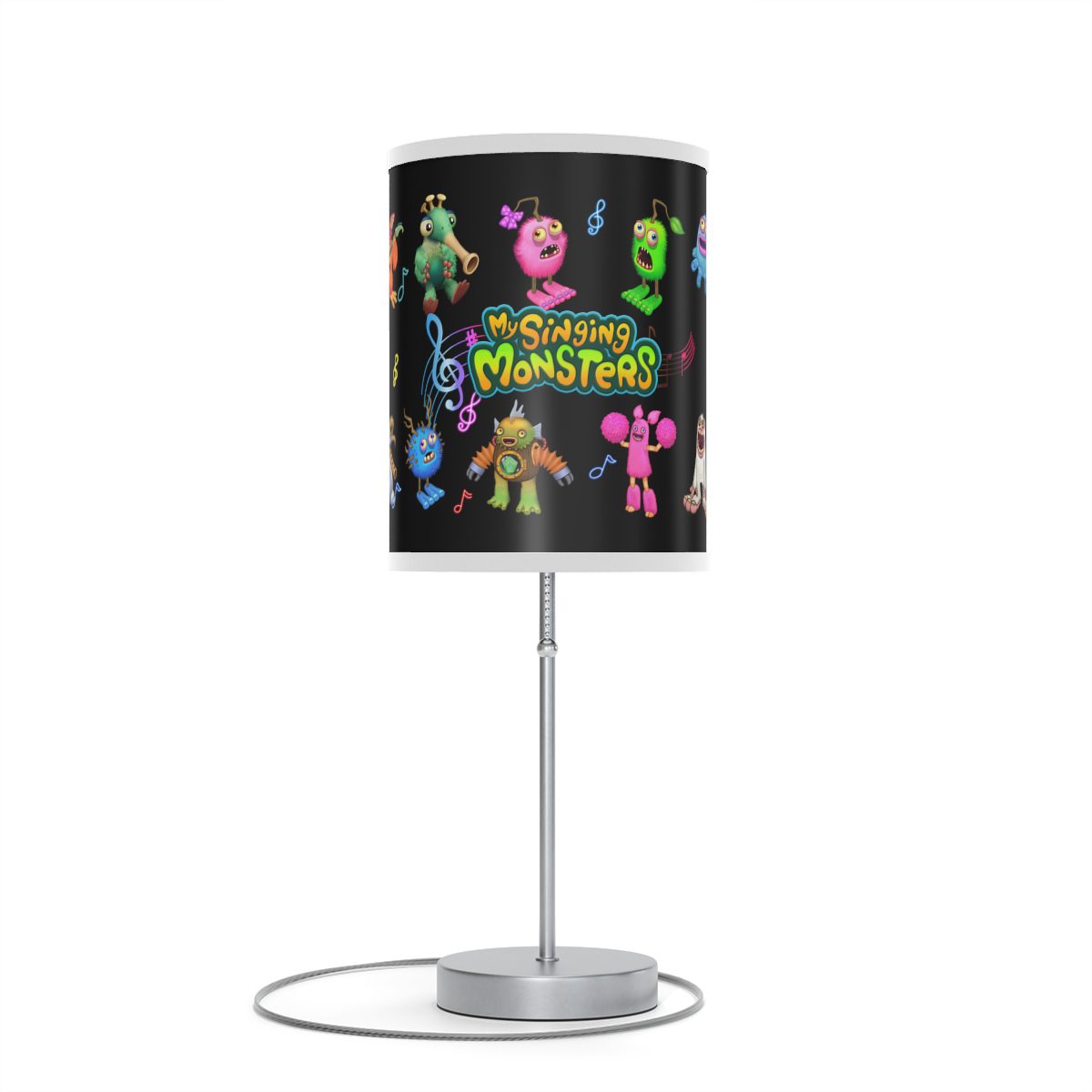 My Singing Monsters Black Lamp with Colorful Characters Cool Kiddo 22