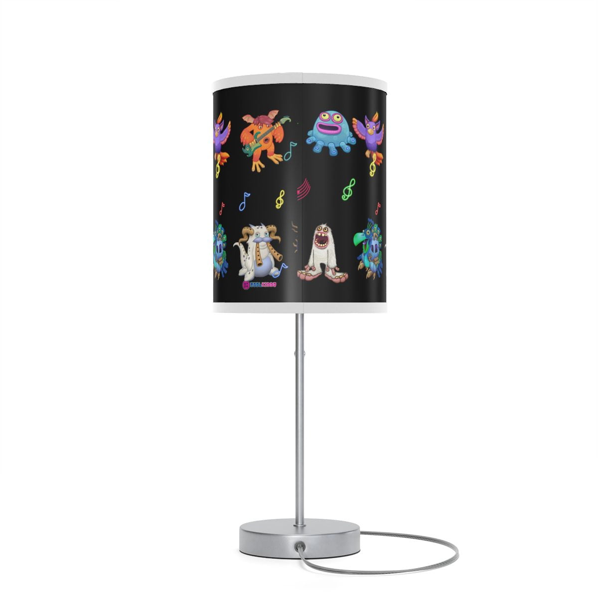My Singing Monsters Black Lamp with Colorful Characters Cool Kiddo 24
