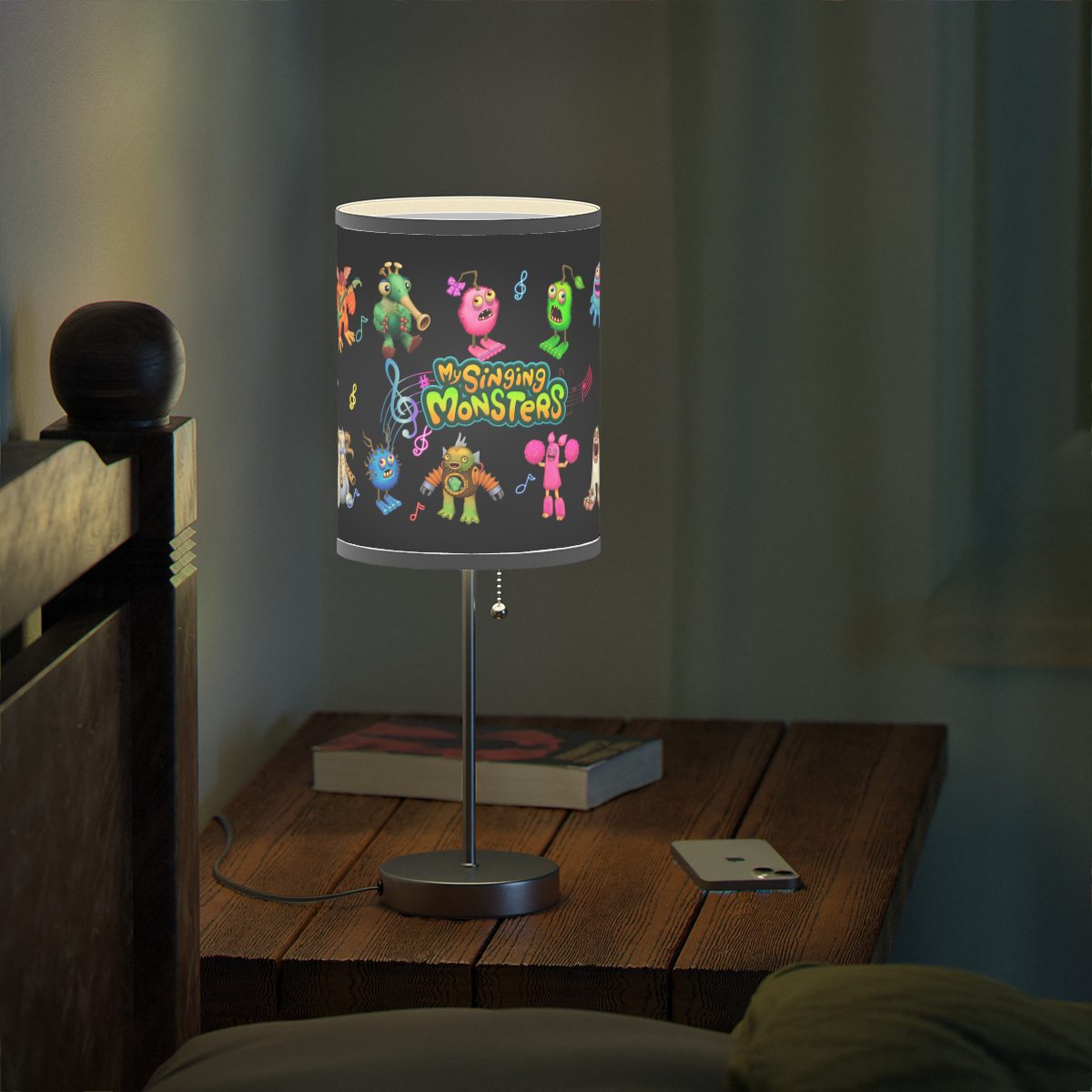 My Singing Monsters Black Lamp with Colorful Characters Cool Kiddo 32