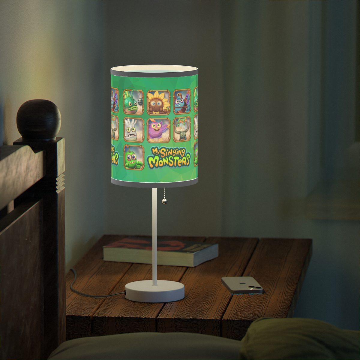 My Singing Monsters Green Lamp with characters Cool Kiddo 20