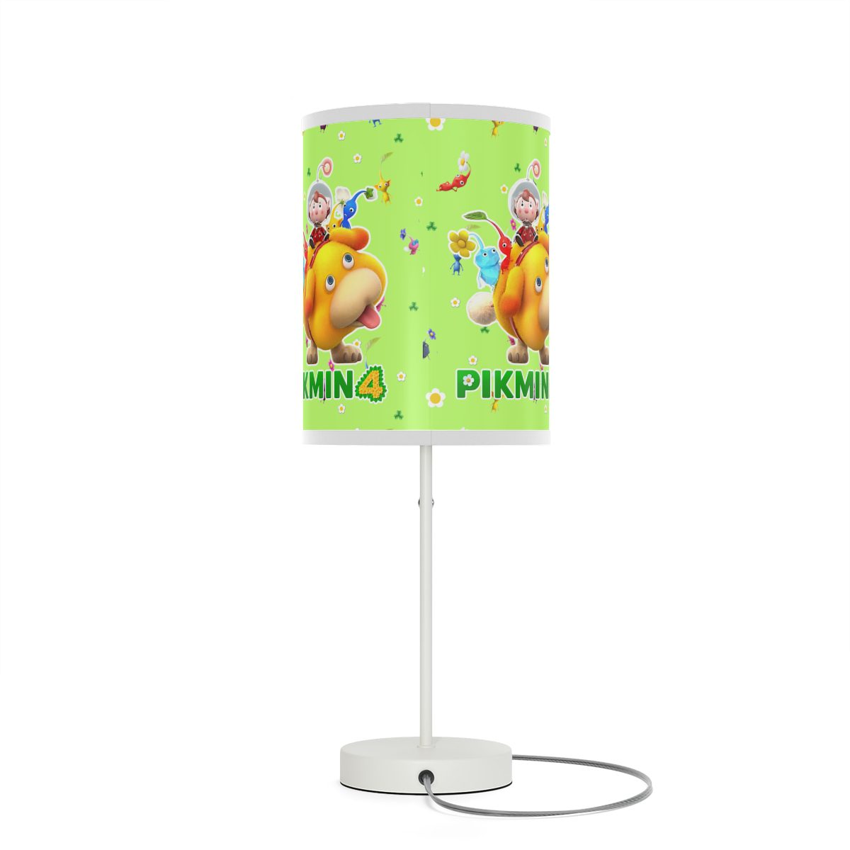 Pikmin 4 videogame Green Lamp on a Stand Cool Kiddo 12