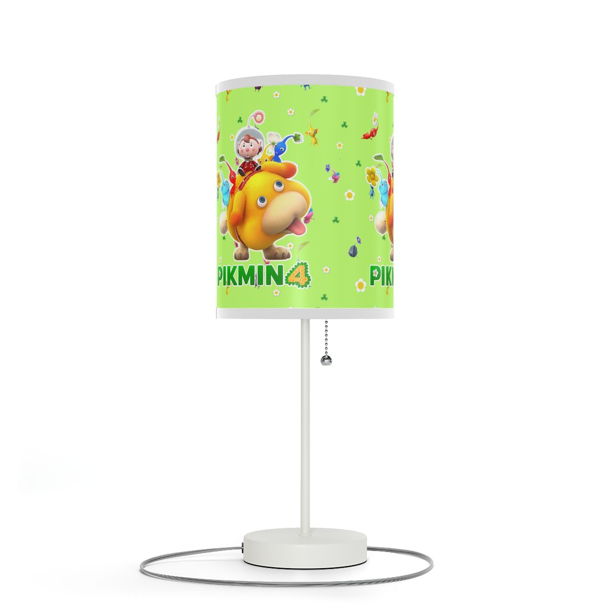 Pikmin 4 videogame Green Lamp on a Stand Cool Kiddo 14