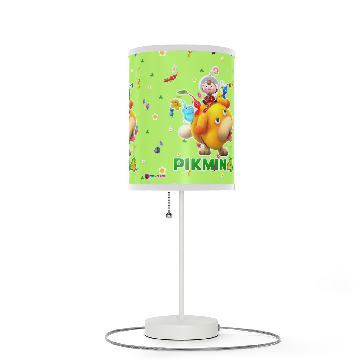 Pikmin 4 videogame Green Lamp on a Stand Cool Kiddo 16