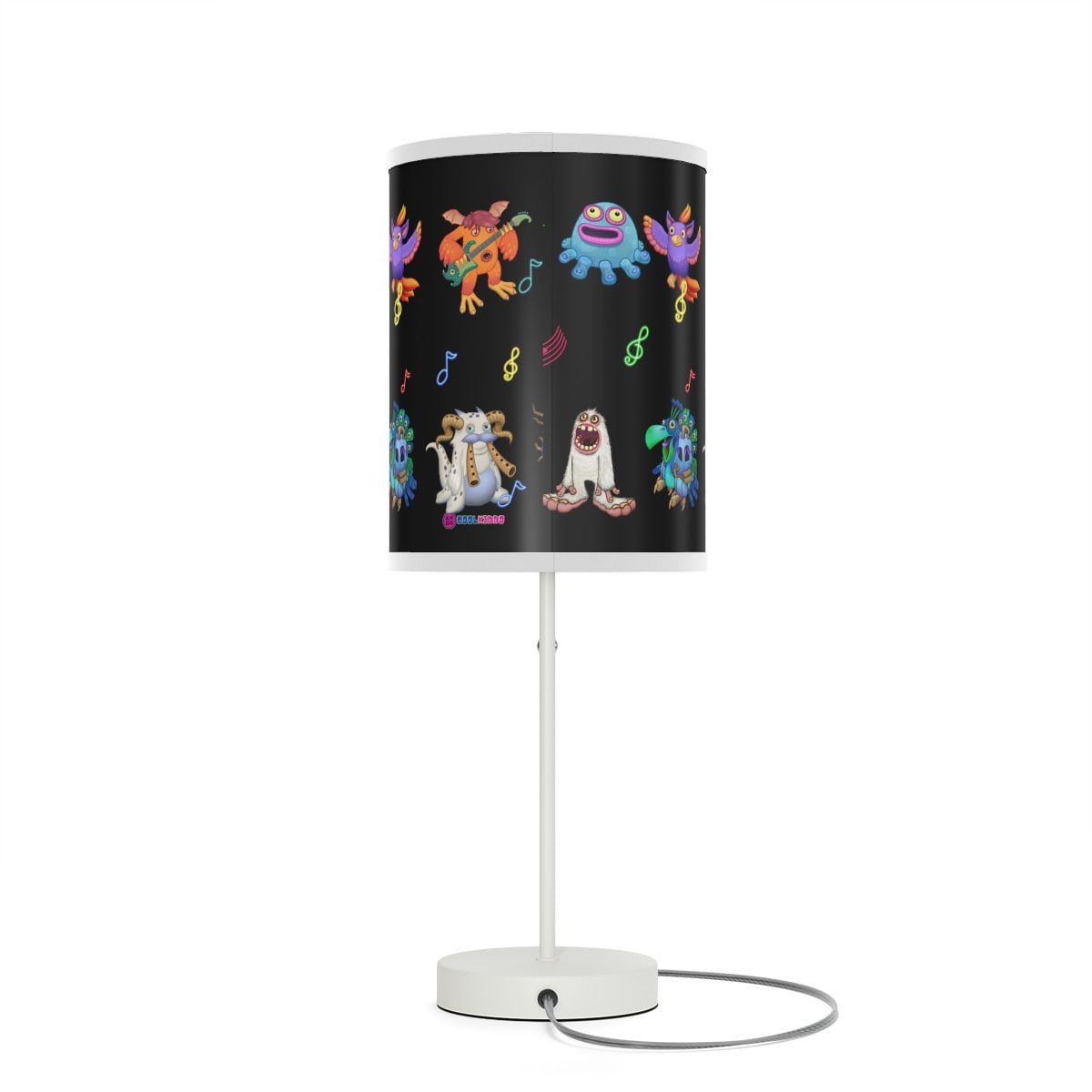 My Singing Monsters Black Lamp with Colorful Characters Cool Kiddo 12
