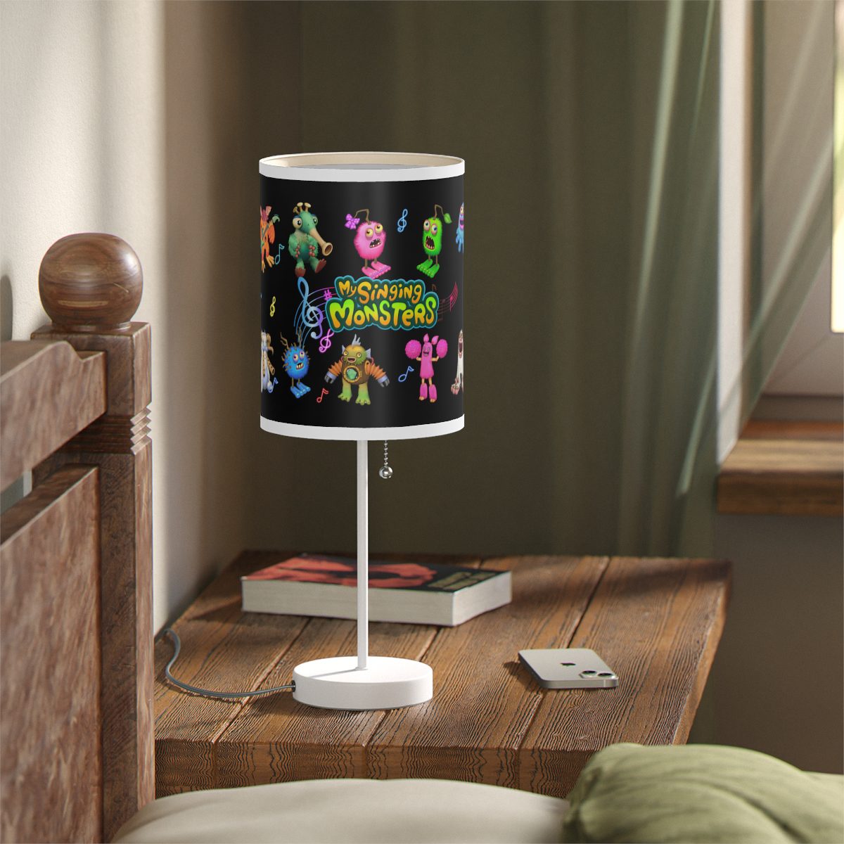 My Singing Monsters Black Lamp with Colorful Characters Cool Kiddo 18