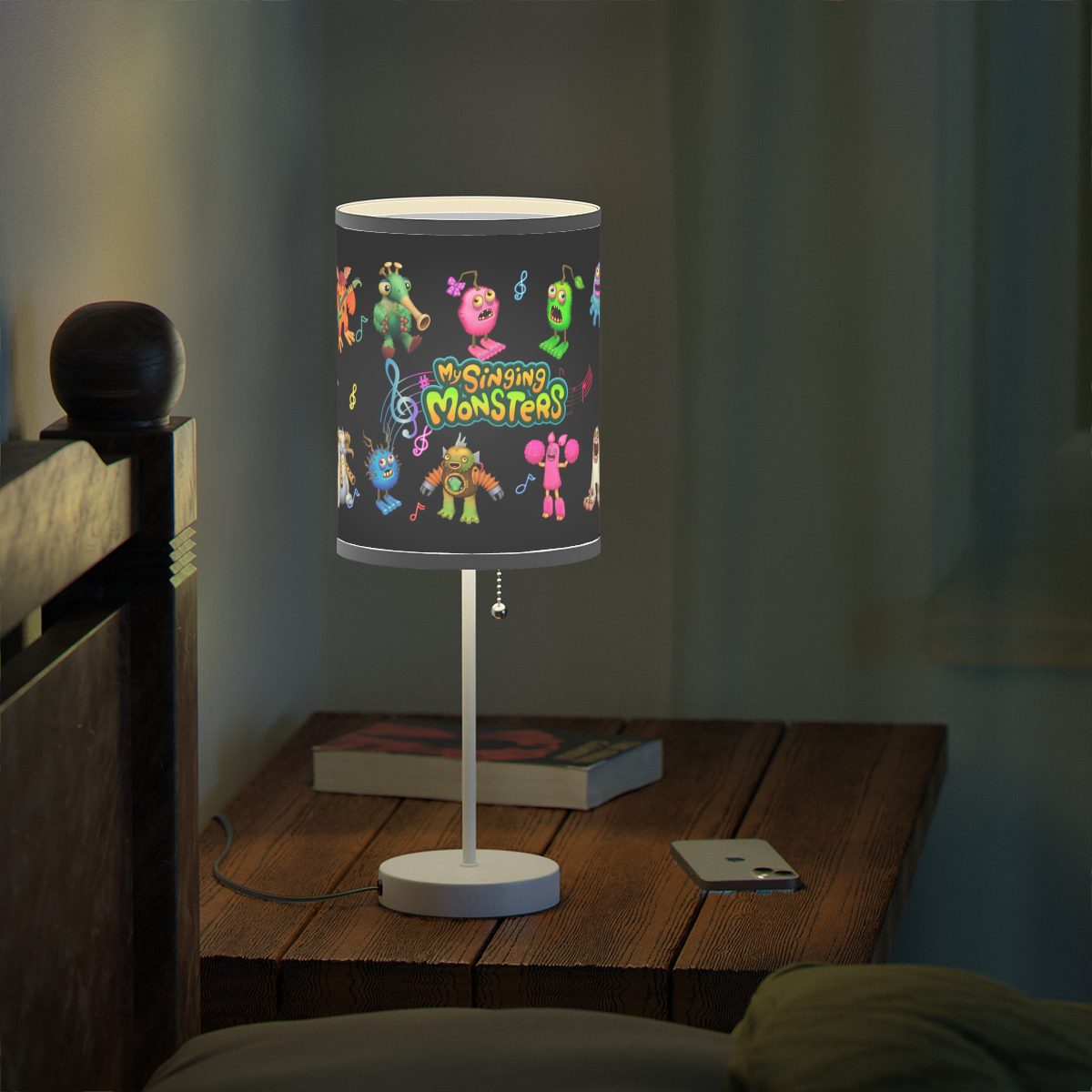 My Singing Monsters Black Lamp with Colorful Characters Cool Kiddo 20