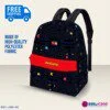 Pac-Man Retro Videogame Black Backpack Cool Kiddo 36