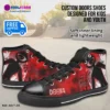 Roblox Doors Inspired High Top Shoes for Kids/Youth – “Seek” Character Print. High-Top Sneakers Cool Kiddo 32