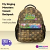 Eye Catching and Fun My Singing Monsters Casual Backpack Cool Kiddo 26