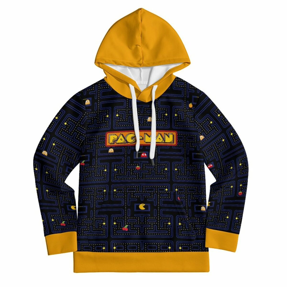 Pac-Man 160gsm Children’s Lightweight Pullover Hoodie Cool Kiddo 12