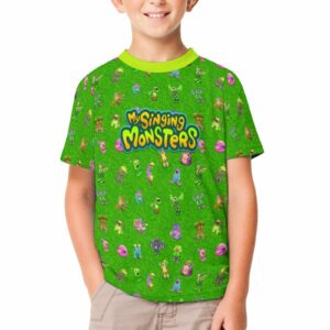 My Singing Monsters Short Sleeve Kid’s T-Shirt ET (All-Over Printing) Cool Kiddo