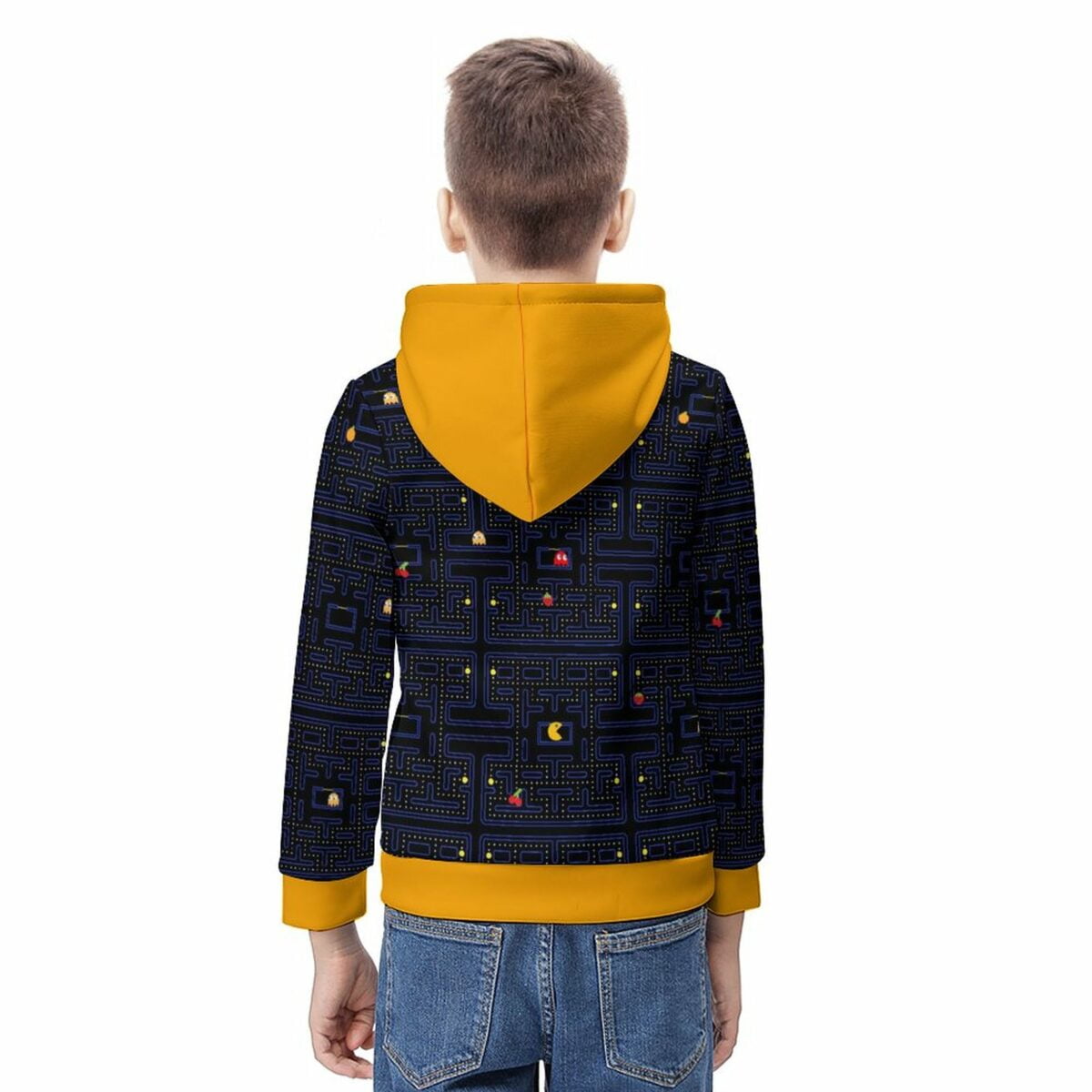 Pac-Man 160gsm Children’s Lightweight Pullover Hoodie Cool Kiddo 16