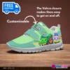 Customizable Name Gecko’s Garage Kids Velcro Shoes, Green Cool Kiddo 30