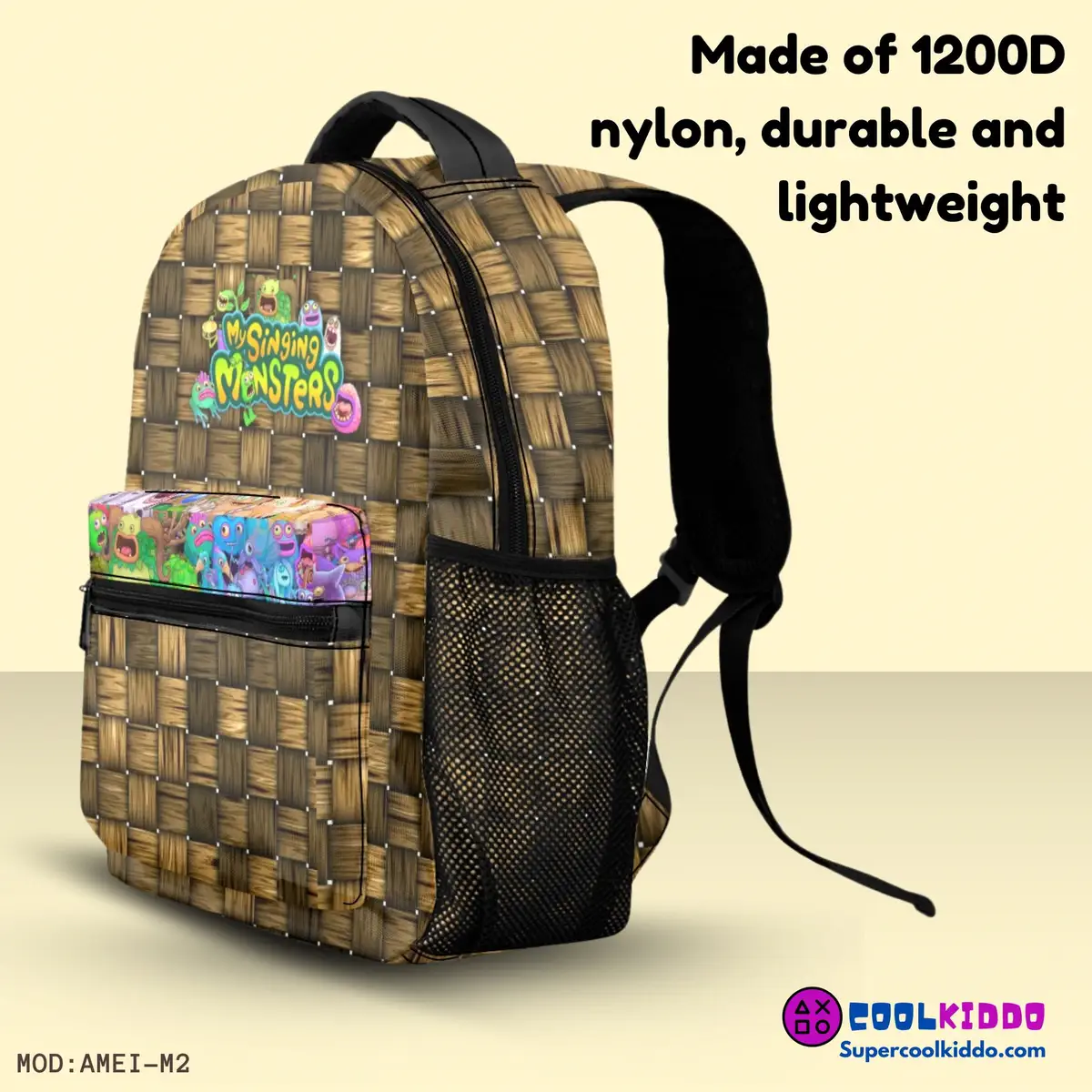 Eye Catching and Fun My Singing Monsters Casual Backpack Cool Kiddo 10