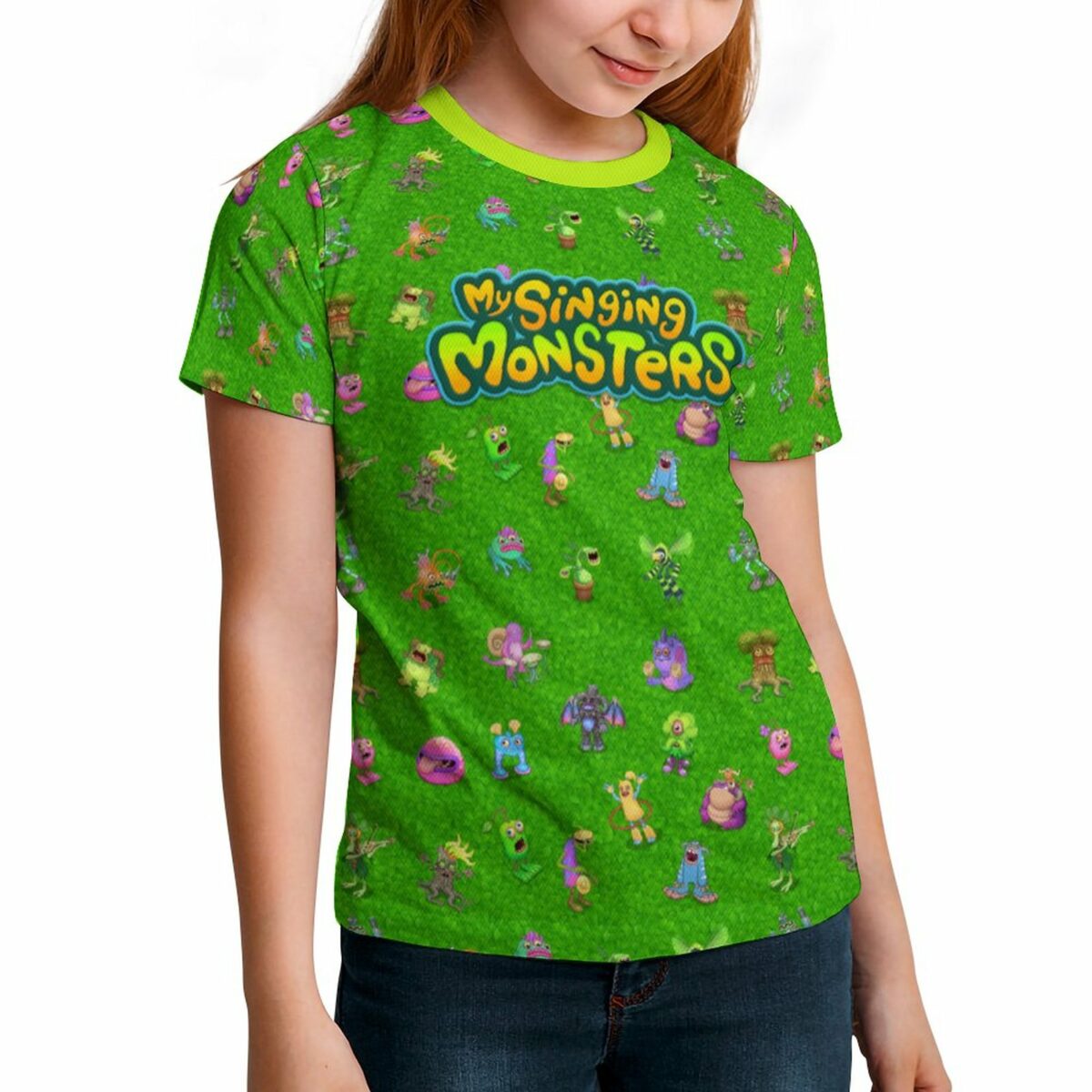 My Singing Monsters Short Sleeve Kid’s T-Shirt ET (All-Over Printing) Cool Kiddo 20