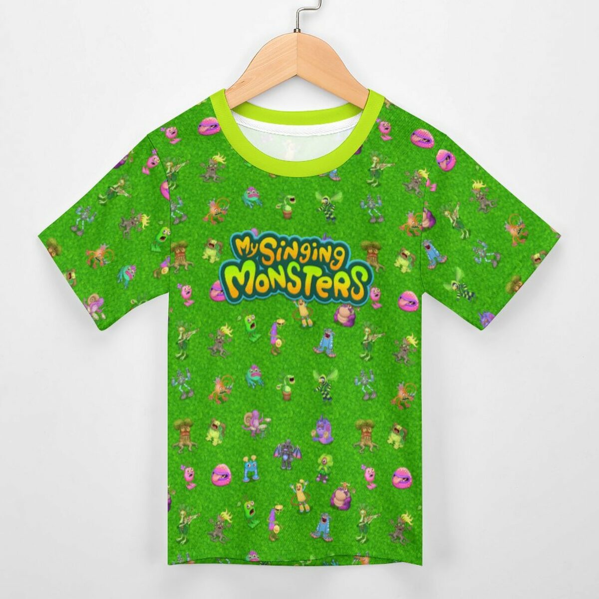 My Singing Monsters Short Sleeve Kid’s T-Shirt ET (All-Over Printing) Cool Kiddo 14