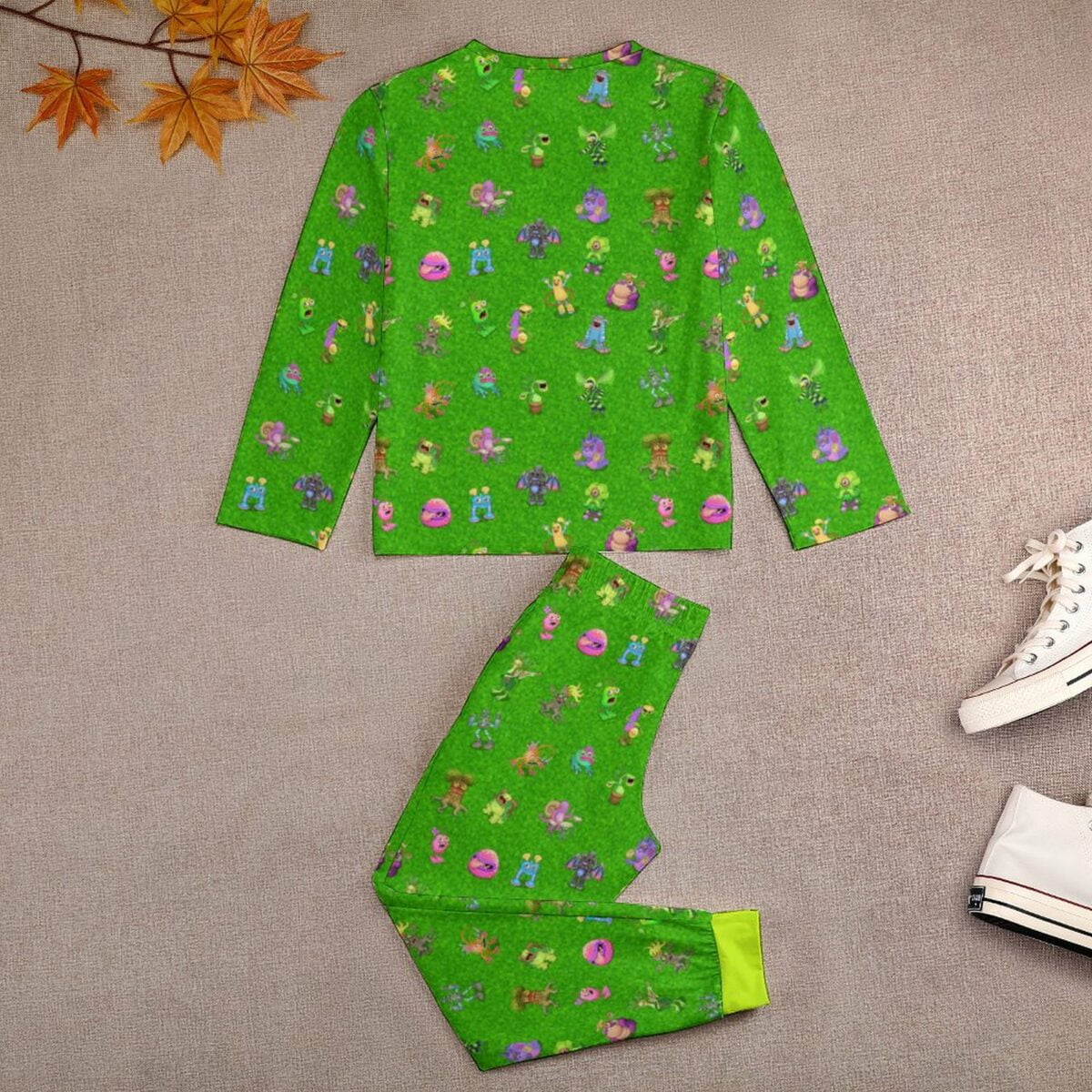 My Singing Monsters Long Sleeve Pajama Suit for Boy JTZ (All-Over Printing) Cool Kiddo 16