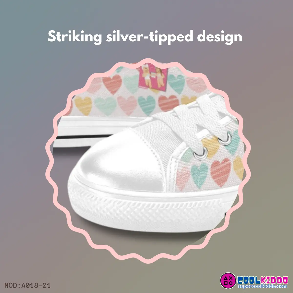 Roblox Girls Heartbeat, Low-Top Sneakers, Roblox Print Shoes Cool Kiddo 18
