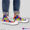 Roblox Rainbow Friends High-Top Sneakers – Canvas – Fun Character Print Cool Kiddo 26