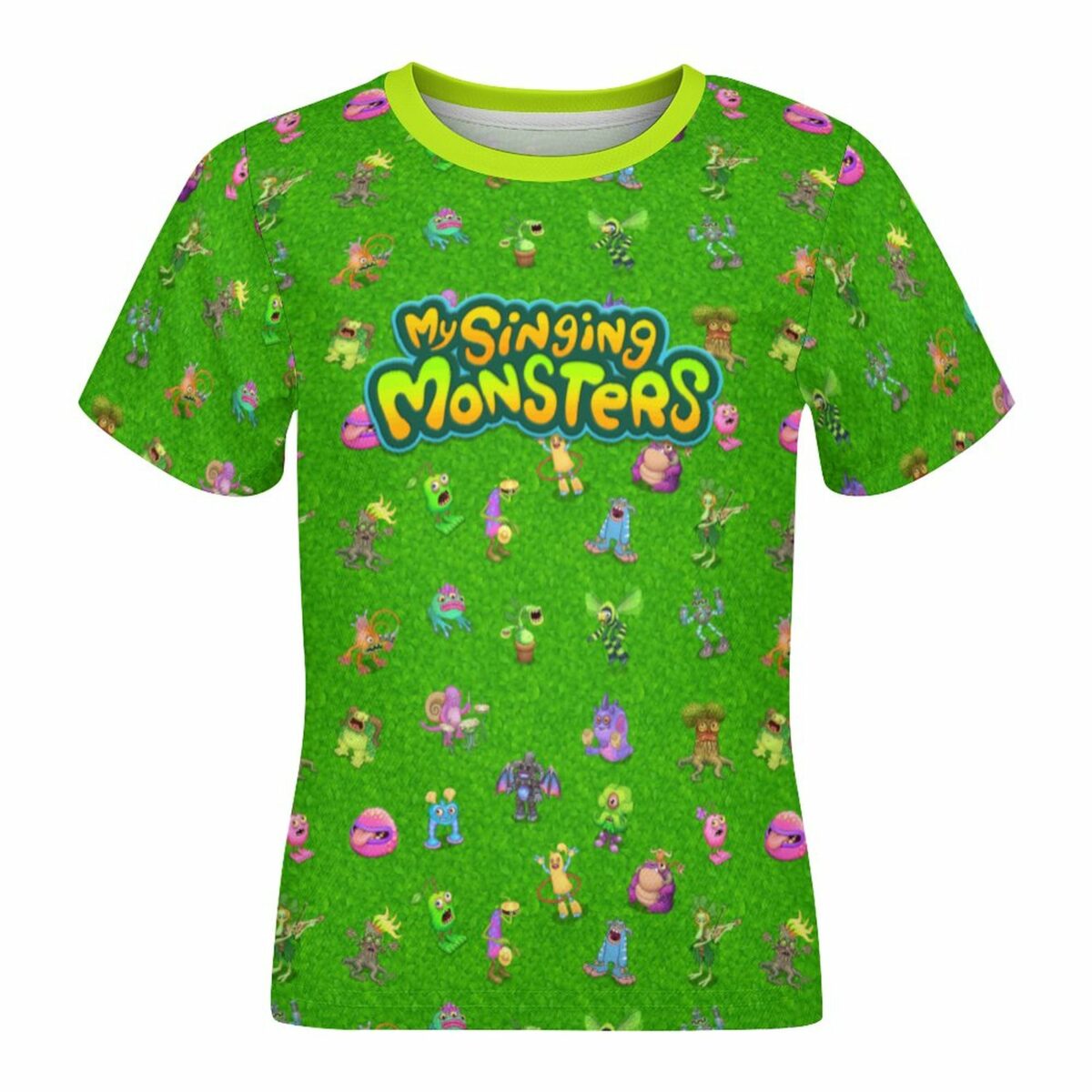 My Singing Monsters Short Sleeve Kid’s T-Shirt ET (All-Over Printing) Cool Kiddo 16