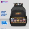 Five Nights at Freddy’s Movie Inspired Black Backpack, Horror Characters, Tablet Sleeve, Multi-Compartment Cool Kiddo 28