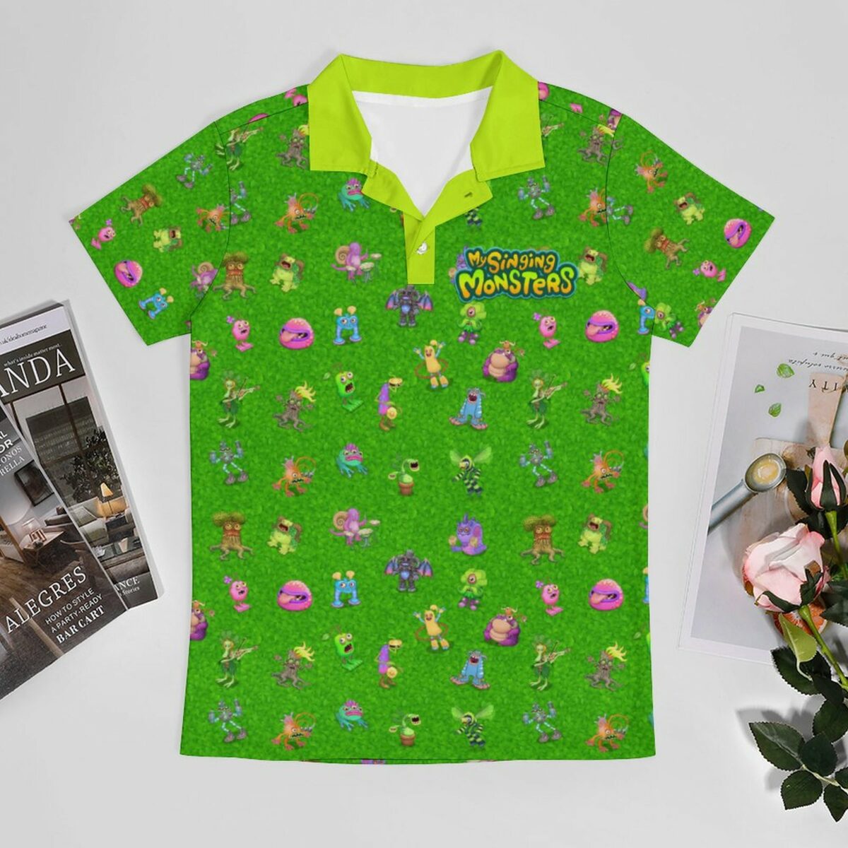 My Singing Monsters POLO for Kids J62T (All-Over Printing) Cool Kiddo 14