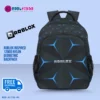 Roblox Inspired Geometric Black Backpack – Video Game Print Cool Kiddo