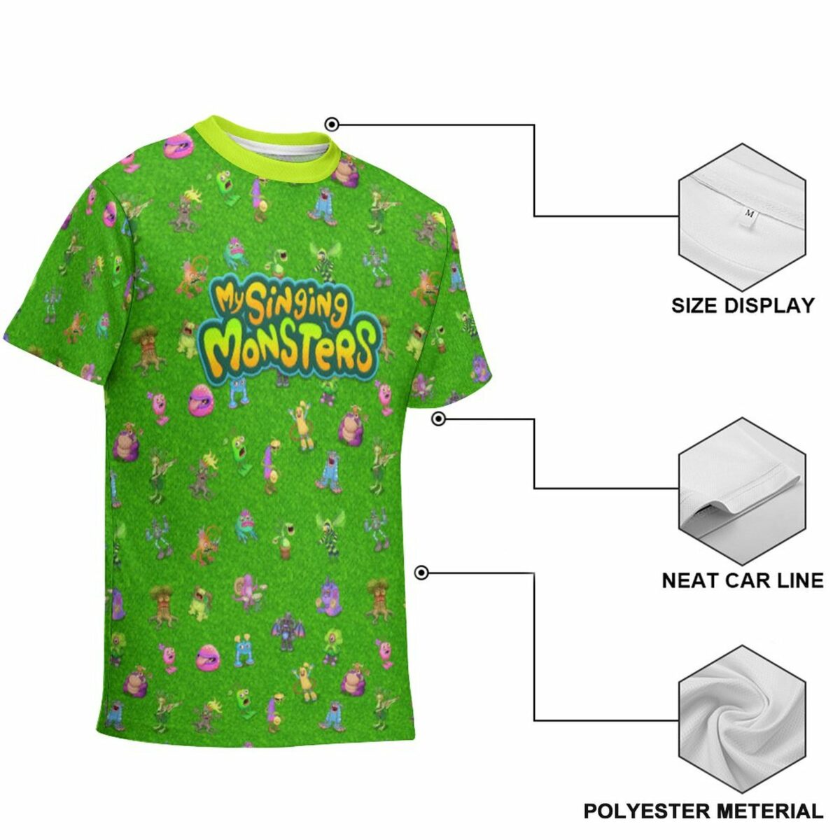 My Singing Monsters T-shirt for Teens (All-Over Printing) Cool Kiddo 16