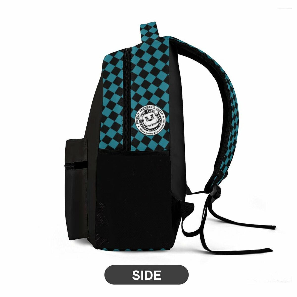 Five Nights At Freddy’s Black and Blue Backpack. Comfortable and Lightweight Book Bag for Kids Cool Kiddo 18
