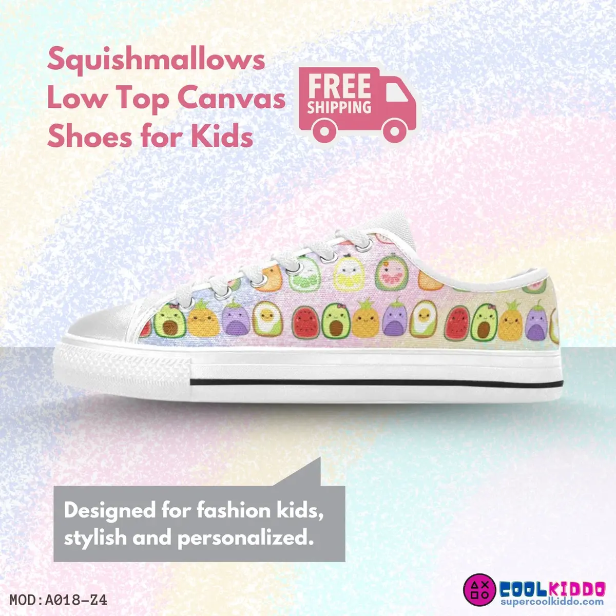 Squishmallow food shoes for kids squishmallow, Low top canvas shoes for kids Cool Kiddo 20