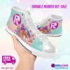 Roblox Girls Video Game High Top Sneakers – Custom Canvas Shoes for Kids/Youth Cool Kiddo 40