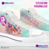 Roblox Girls Video Game High Top Sneakers – Custom Canvas Shoes for Kids/Youth Cool Kiddo 42