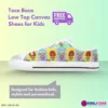 Toca Boca, Low-Top Sneakers, Toca Boca Print Shoes for Kids, Canvas Construction Cool Kiddo 26