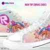 Roblox Girls Video Game High Top Sneakers – Custom Canvas Shoes for Kids/Youth Cool Kiddo