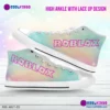 Roblox Girls Video Game High Top Sneakers – Custom Canvas Shoes for Kids/Youth Cool Kiddo 32