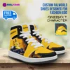 Personalized Grizzbolt Palworld New Video Game High-Top Shoes, Leather Sneakers for Kids Cool Kiddo