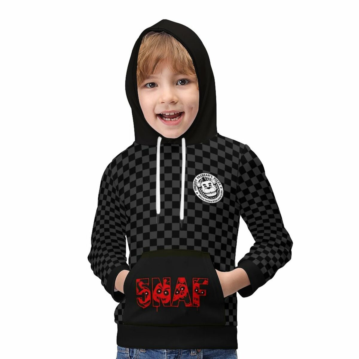 Five Nights At Freddy’s 230gsm Hoodie for Kids (All-Over Printing) Cool Kiddo 14